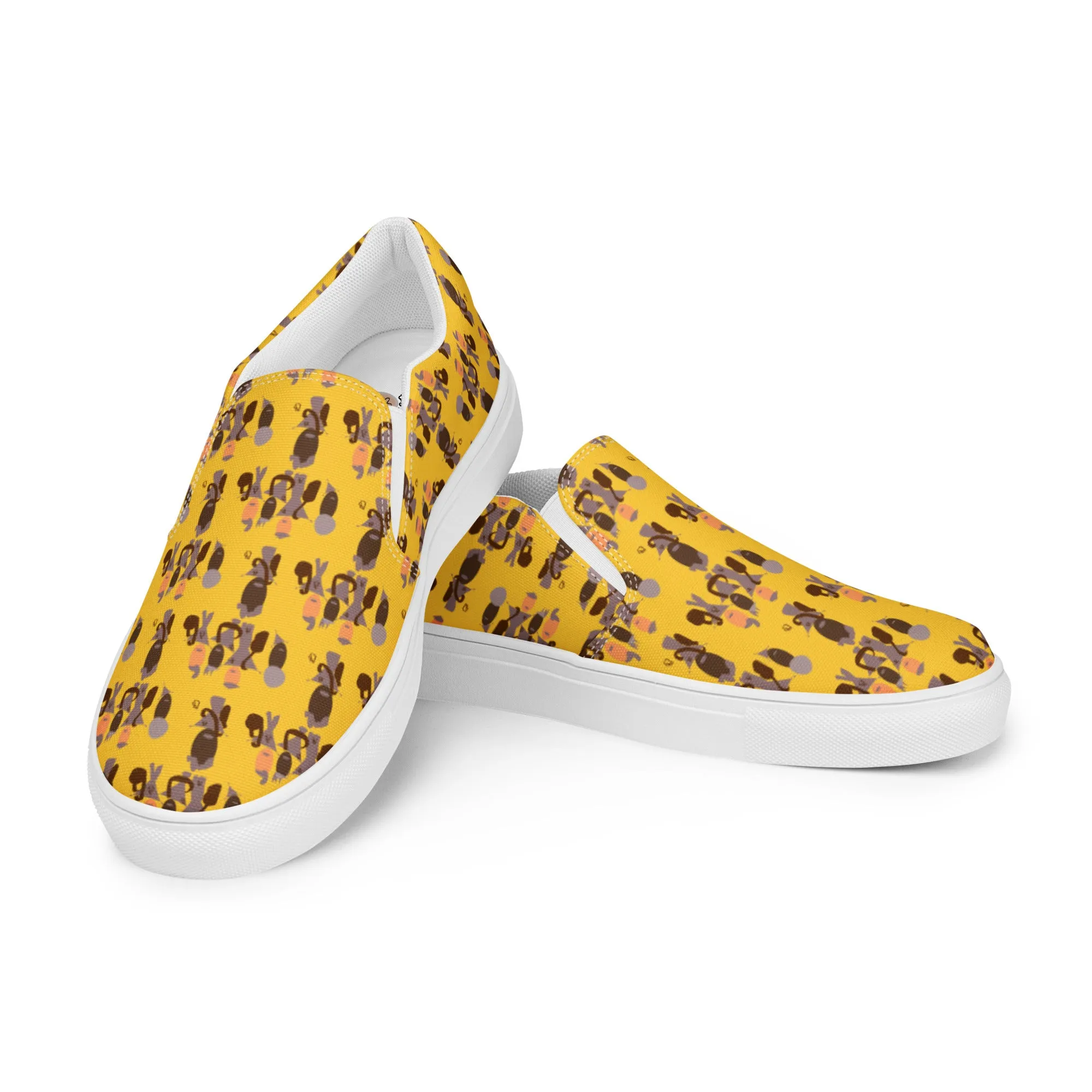 AJBeneficial Entourage Women’s slip-on canvas shoes in Yellow