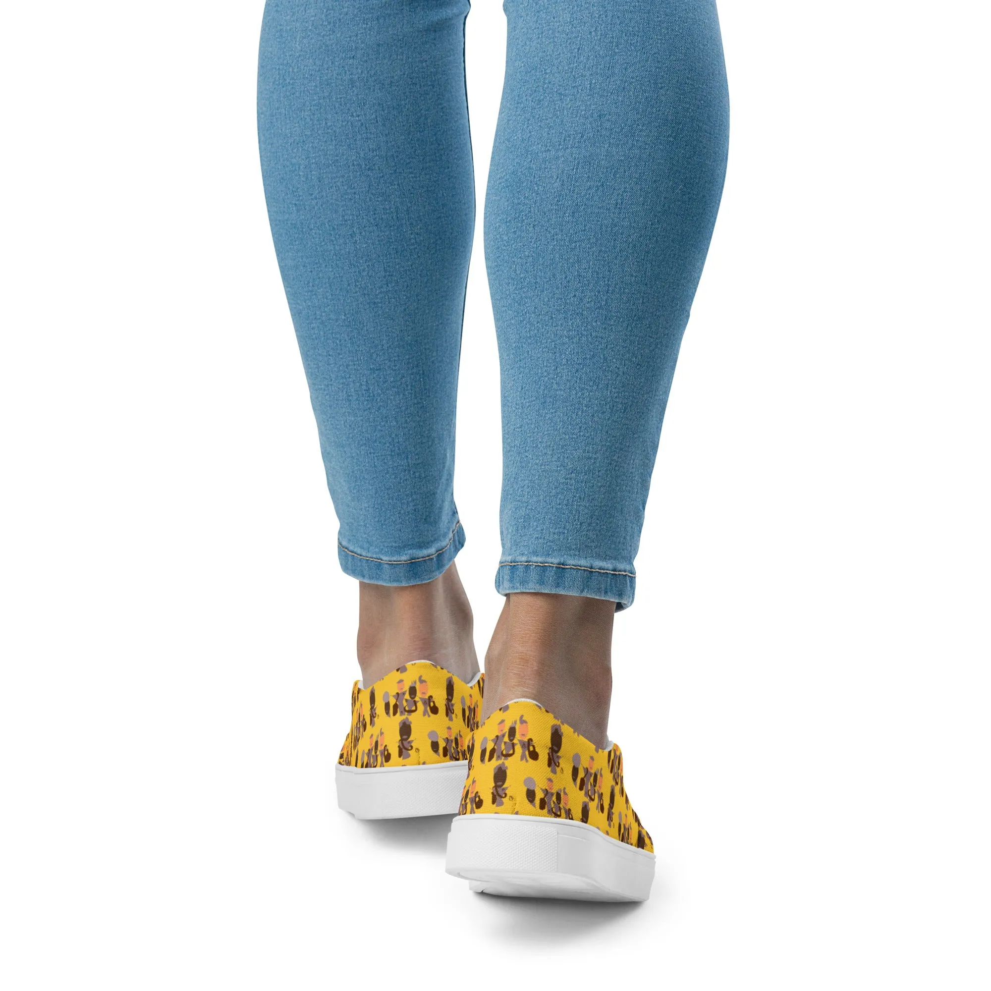 AJBeneficial Entourage Women’s slip-on canvas shoes in Yellow