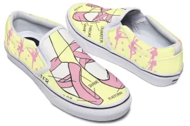 Ballet Shoe Diagram Slip-On Shoes