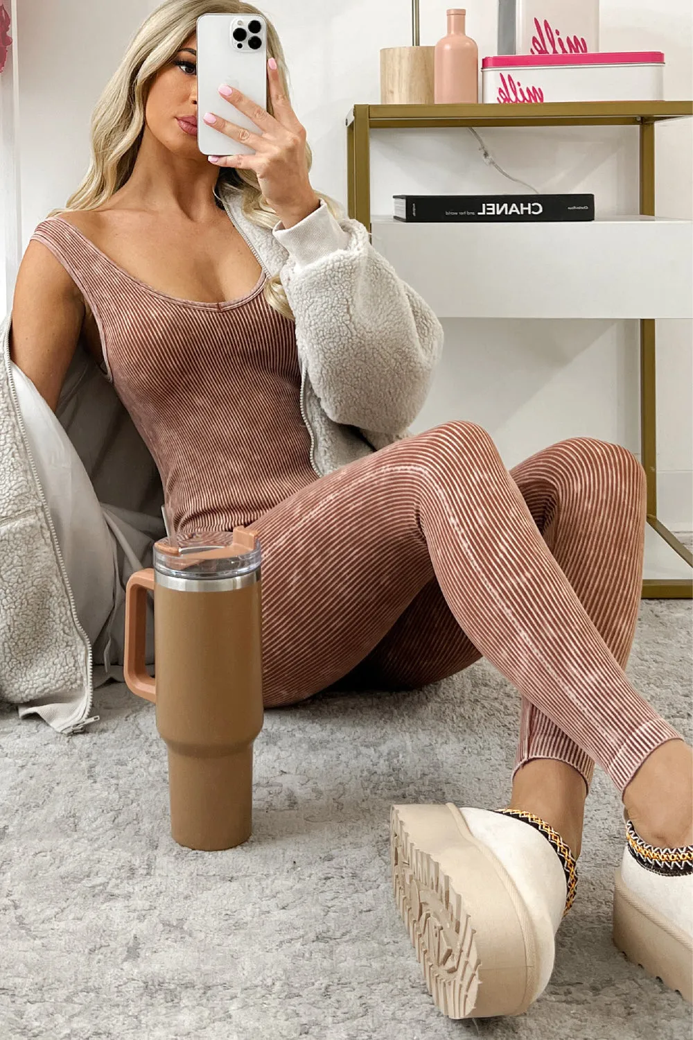 BEIGE EMBROIDED FLUFFY PLATFORM SLIPPERS AZTEC DETAIL FAUX FUR LINED ANKLE BOOTS