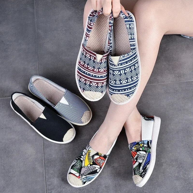 Breathable Soft Slip on Flats Shoes