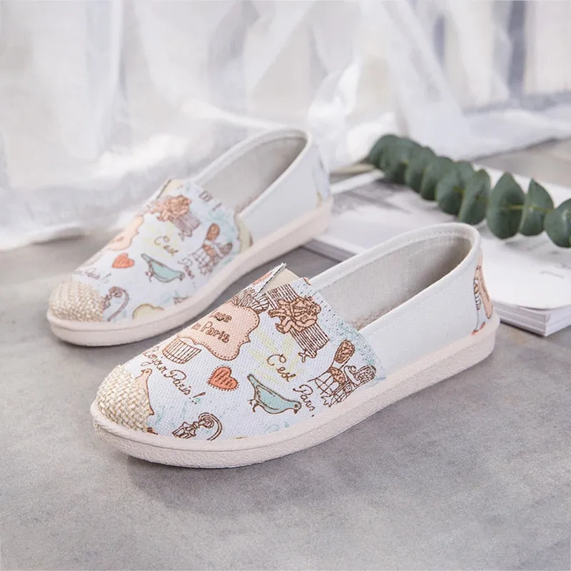 Breathable Soft Slip on Flats Shoes