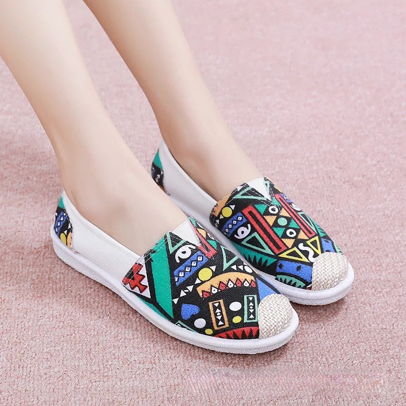 Breathable Soft Slip on Flats Shoes