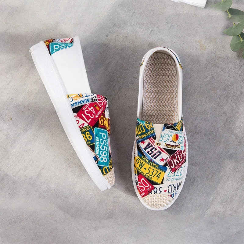 Breathable Soft Slip on Flats Shoes