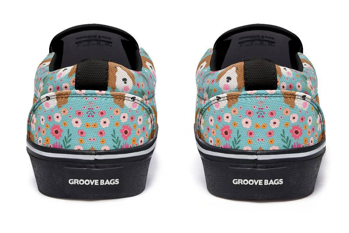 Cavoodle Flower Slip-On Shoes