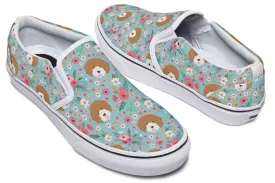 Cavoodle Flower Slip-On Shoes