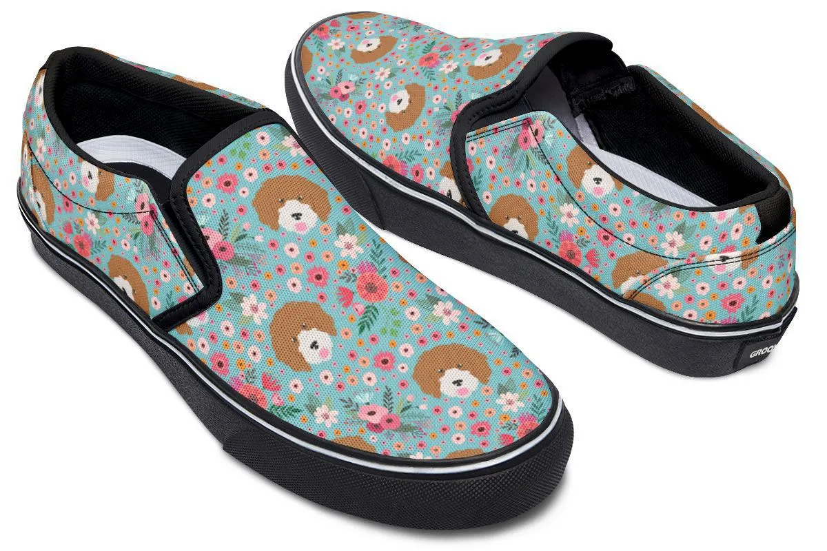 Cavoodle Flower Slip-On Shoes