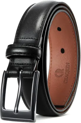 CHAOREN Mens Belts Leather 1 1/8" for Gift Men - Perfect Companion to Mens Dress Shoes