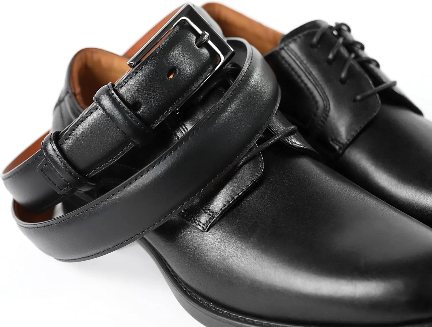 CHAOREN Mens Belts Leather 1 1/8" for Gift Men - Perfect Companion to Mens Dress Shoes