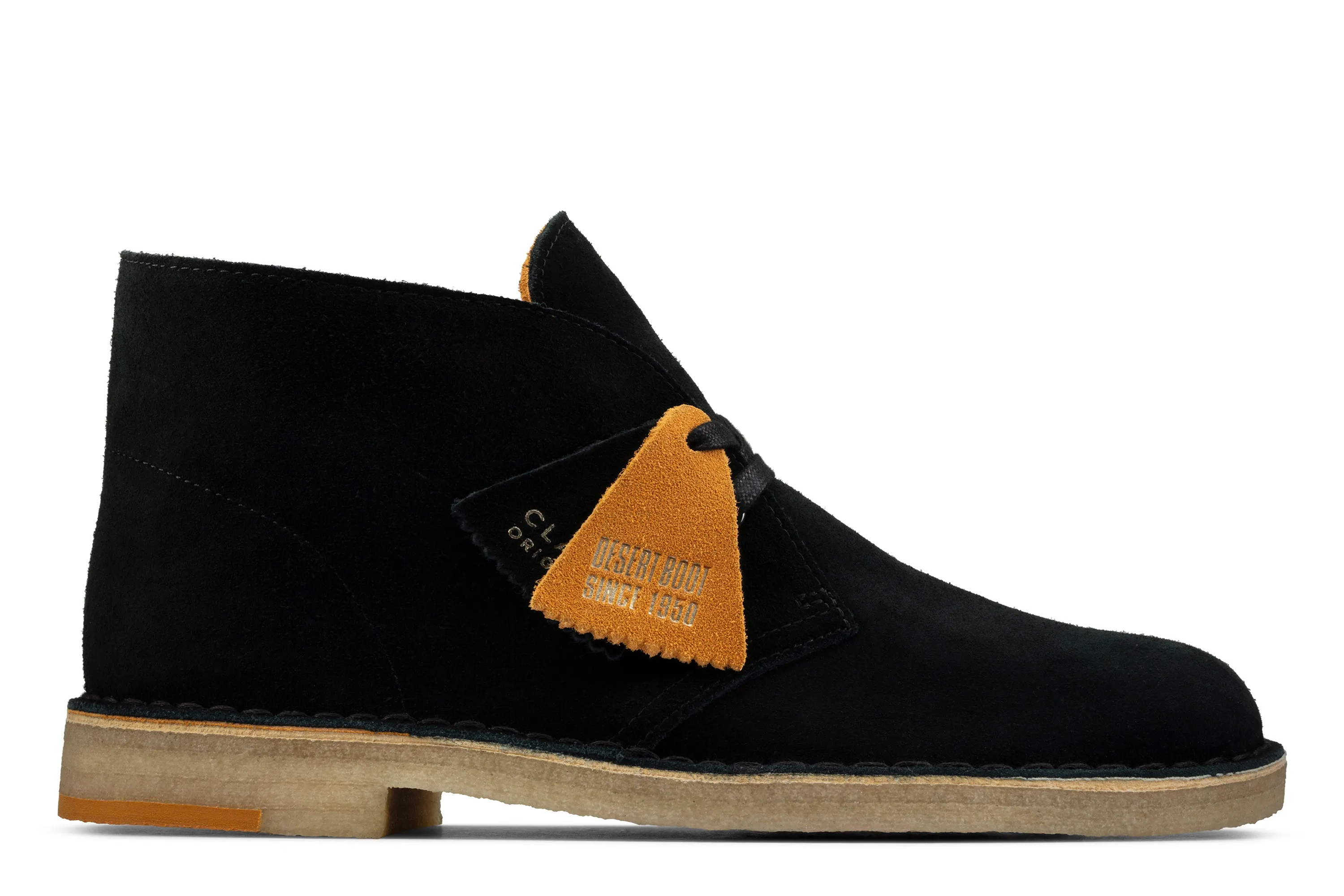 Clarks Original Desert Boot -Black Combi Suede Made in Vietnam