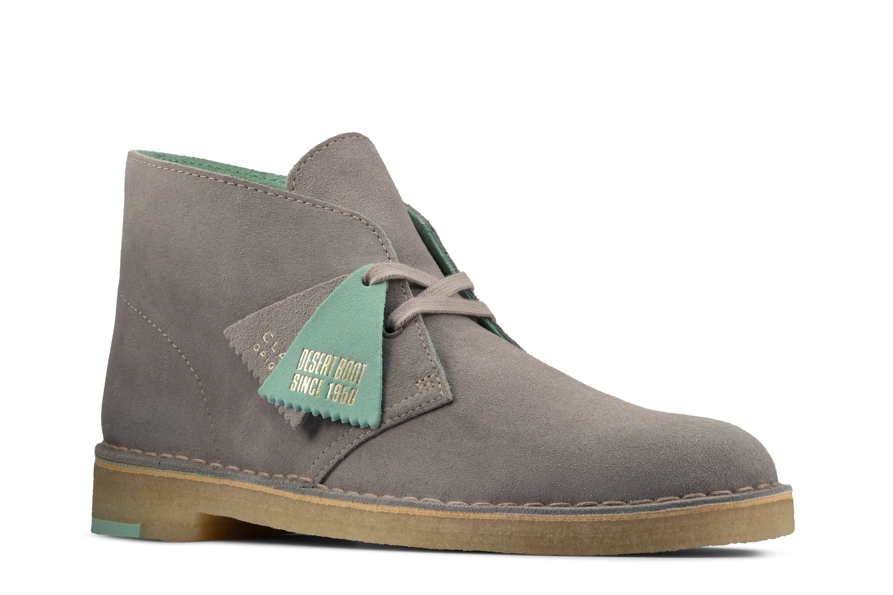 Clarks Original Desert Boot - Grey Combi Made in Vietnam