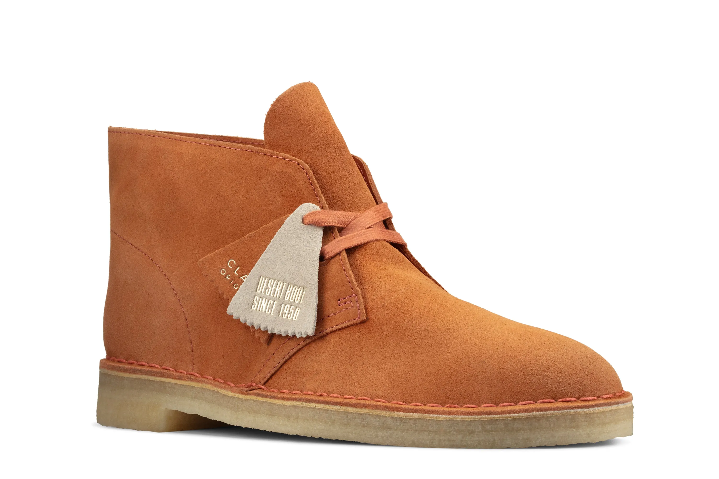 Clarks Original Desert Boot - Rust Suede Made in Vietnam