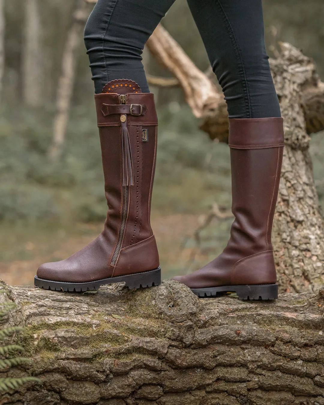 Classic Spanish Riding Boots Vibram Tread Sole