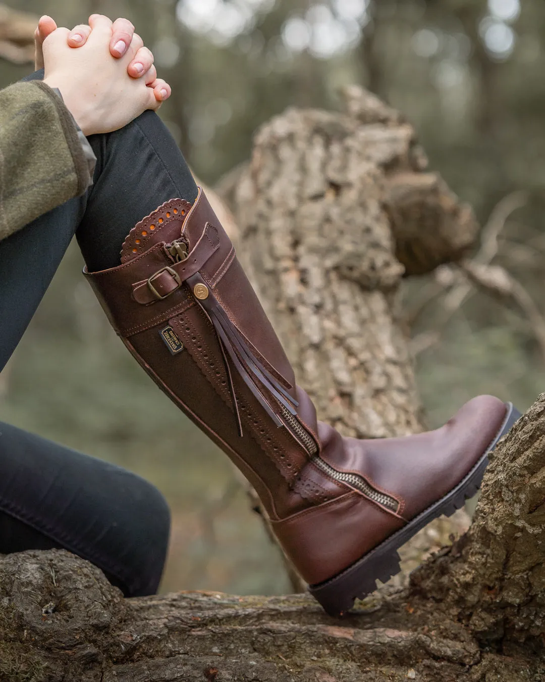 Classic Spanish Riding Boots Vibram Tread Sole