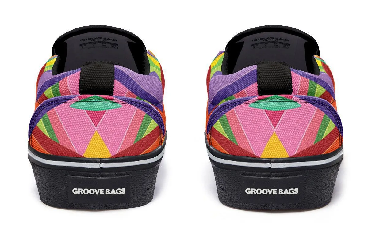 Colorful Pencils Slip-On Shoes