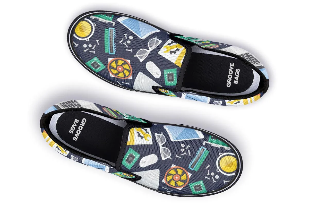 Computer Tech Slip-On Shoes