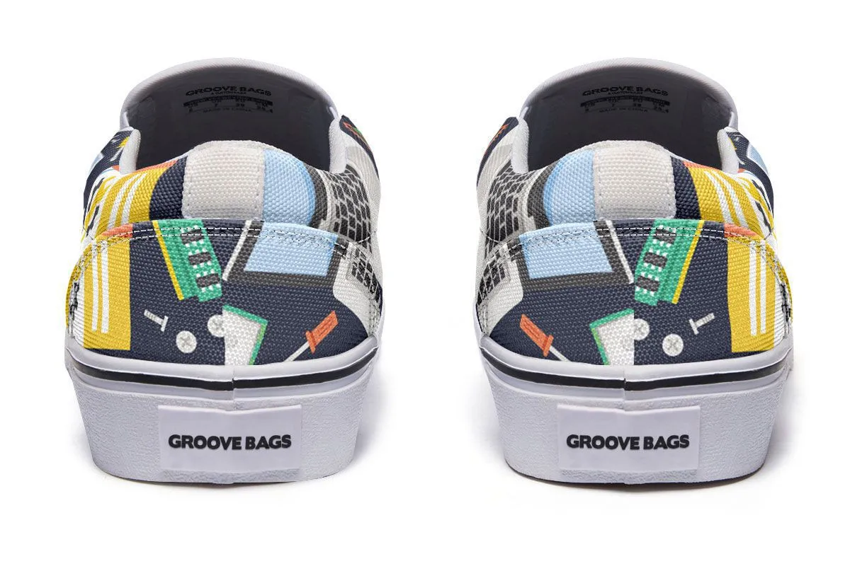 Computer Tech Slip-On Shoes