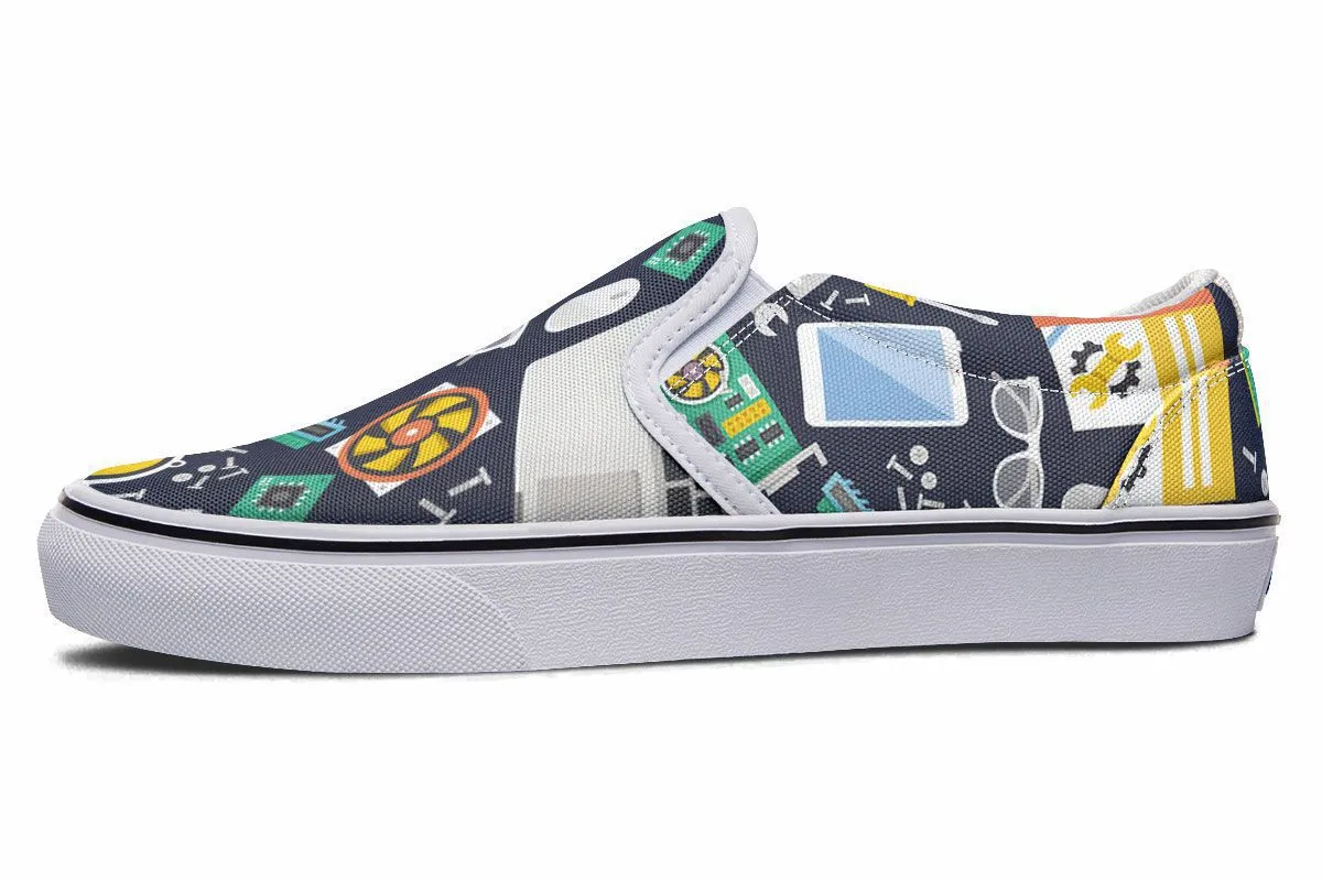 Computer Tech Slip-On Shoes