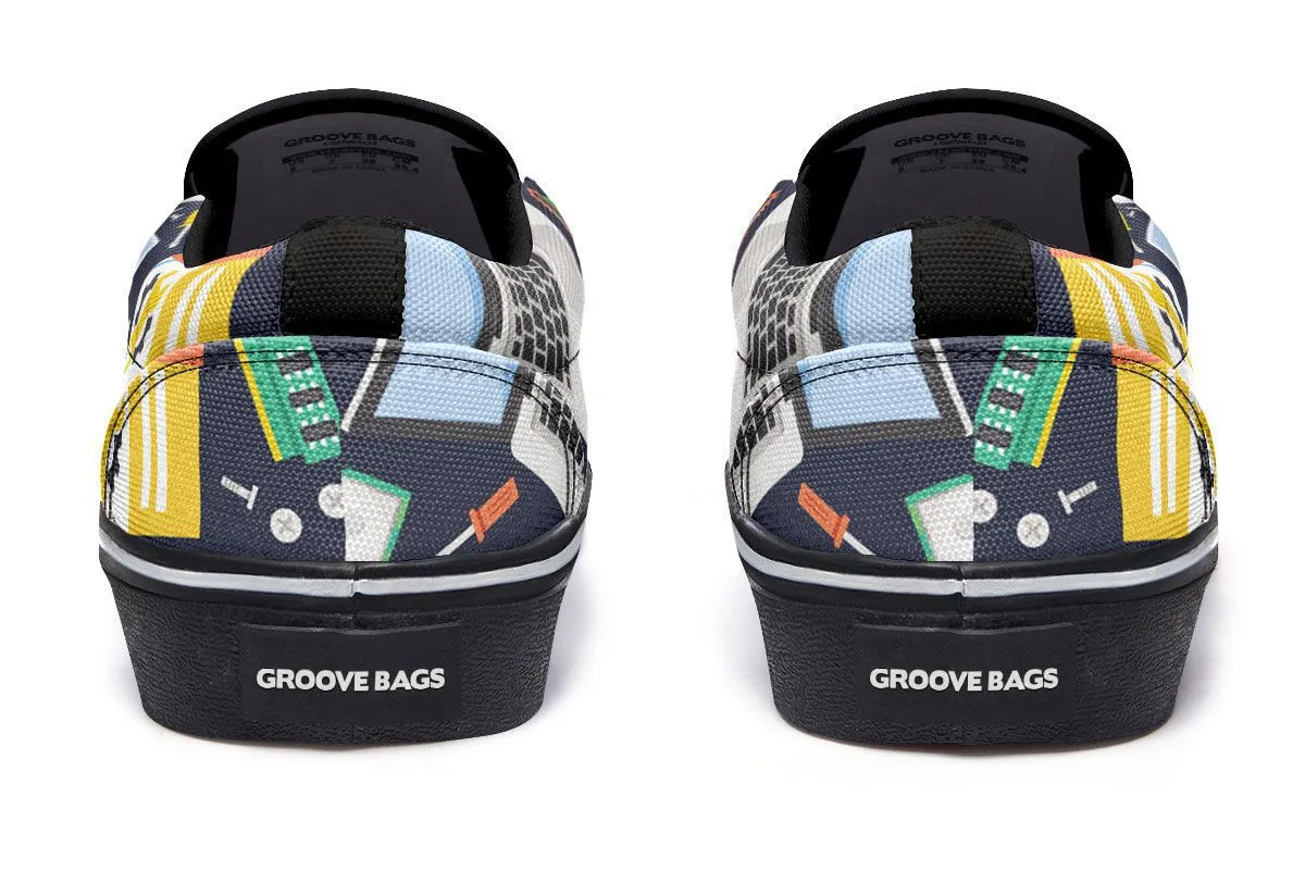 Computer Tech Slip-On Shoes