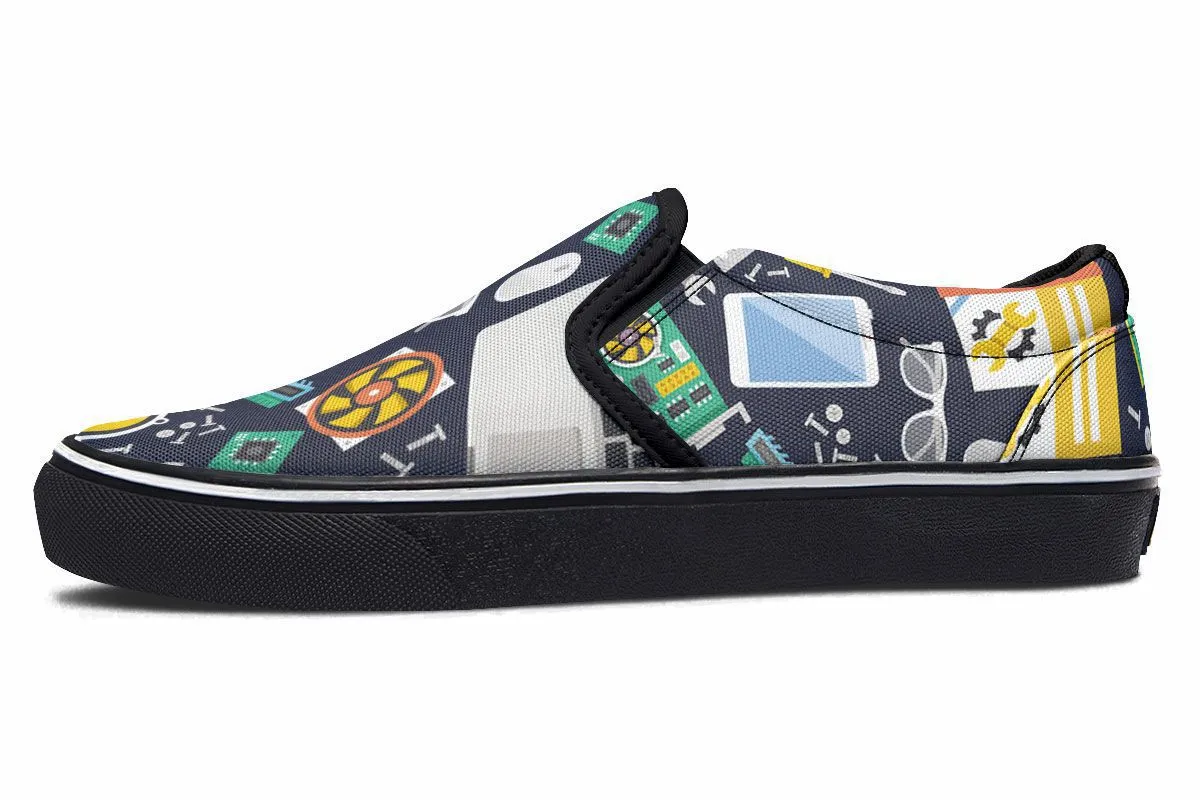 Computer Tech Slip-On Shoes