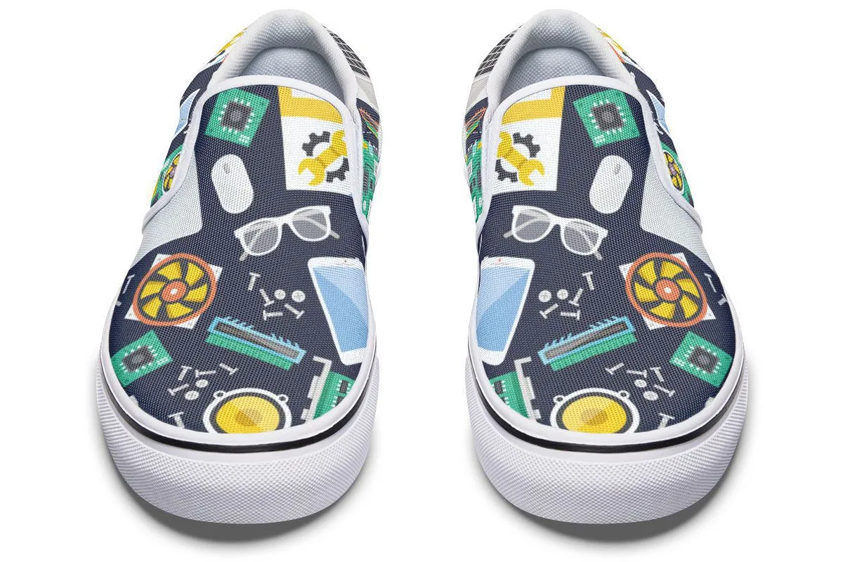 Computer Tech Slip-On Shoes