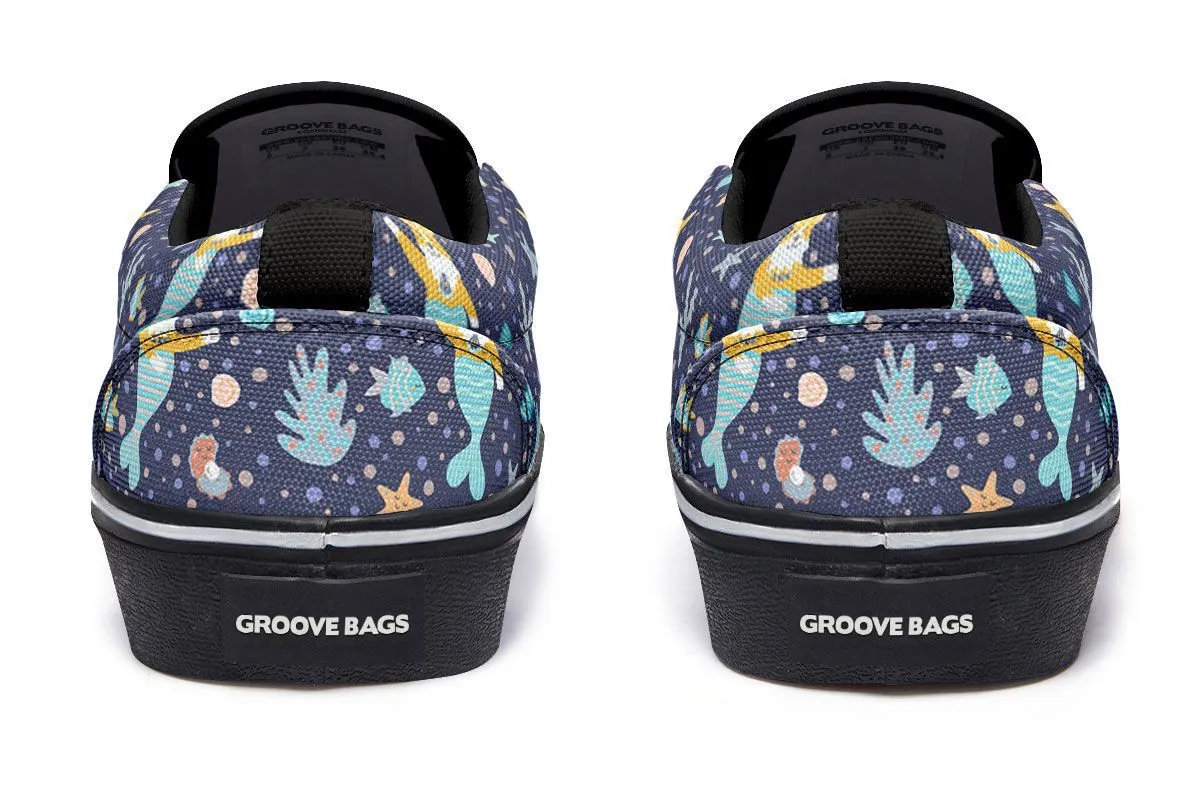 Corgi Mermaid Slip-On Shoes