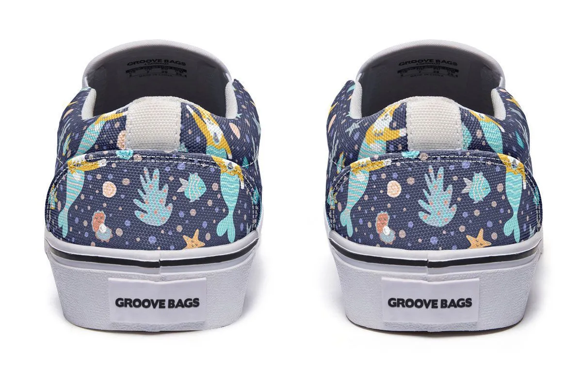 Corgi Mermaid Slip-On Shoes