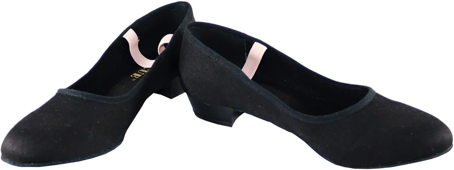 Danzcue Adult Canvas Elastic Strap Character Teacher Shoes