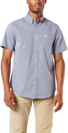 Dockers Men's Classic Fit Short Sleeve Signature Comfort Flex Shirt (Standard and Big & Tall)