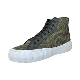 FENDI “FF” VERTIGO MOTIF HIGH-TOP SNEAKER
