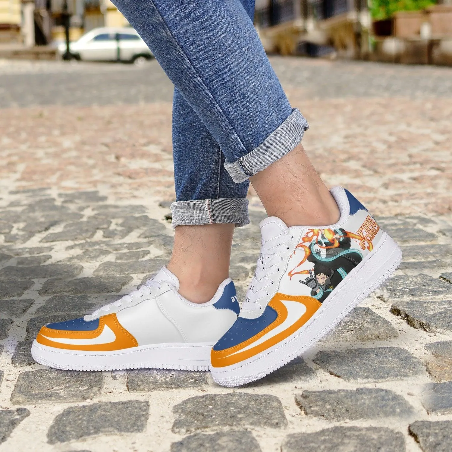 Fire Force Shinra Kusakabe AF1 Anime Shoes
