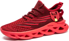 FUJEAK Mens Running Walking Tennis Shoes Mens Casual Fashion Gym Hiking Shoes for Men Sneakers Work Breathable Comfortable Lightweight