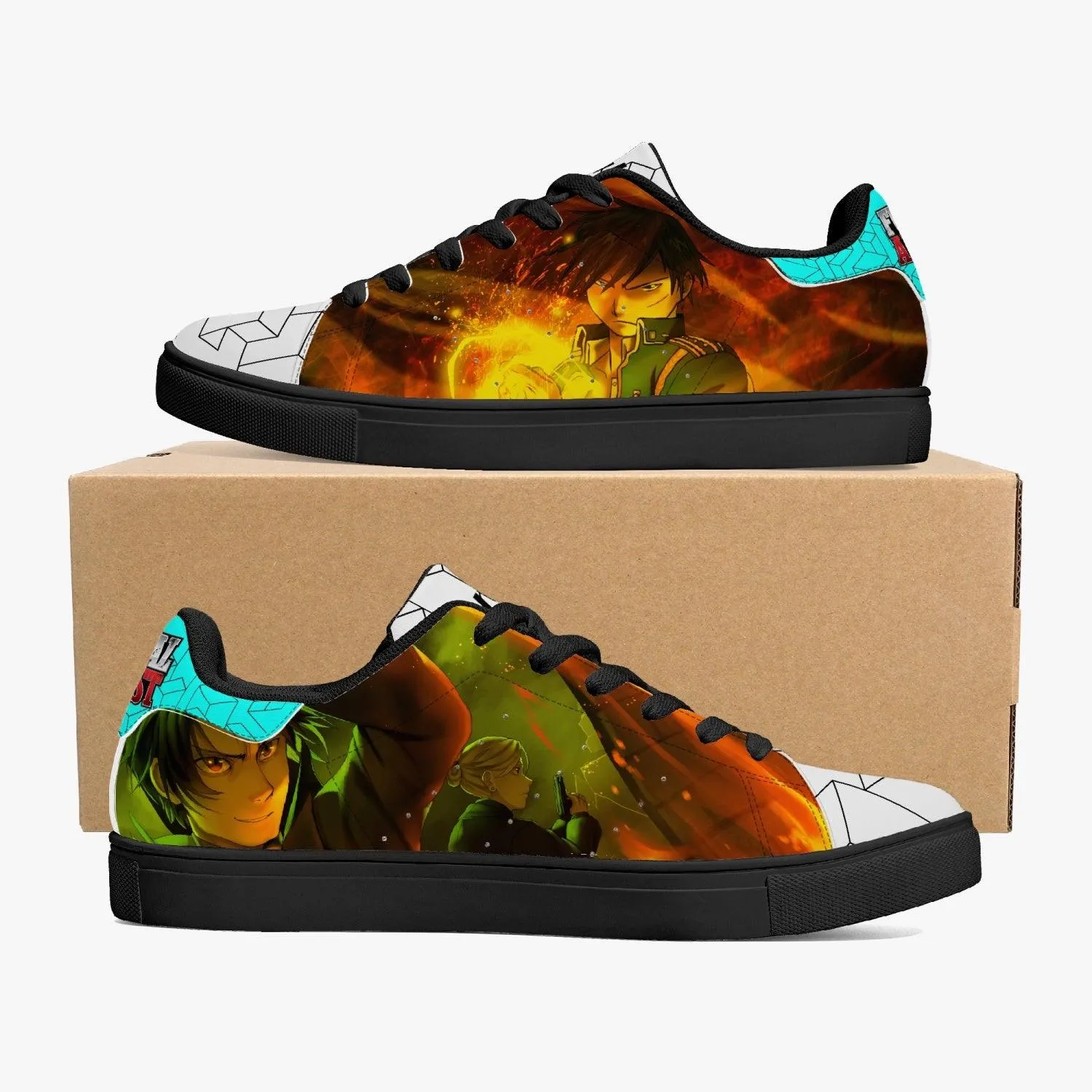 Fullmetal Alchemist Roy Low-Top Skate Anime Shoes