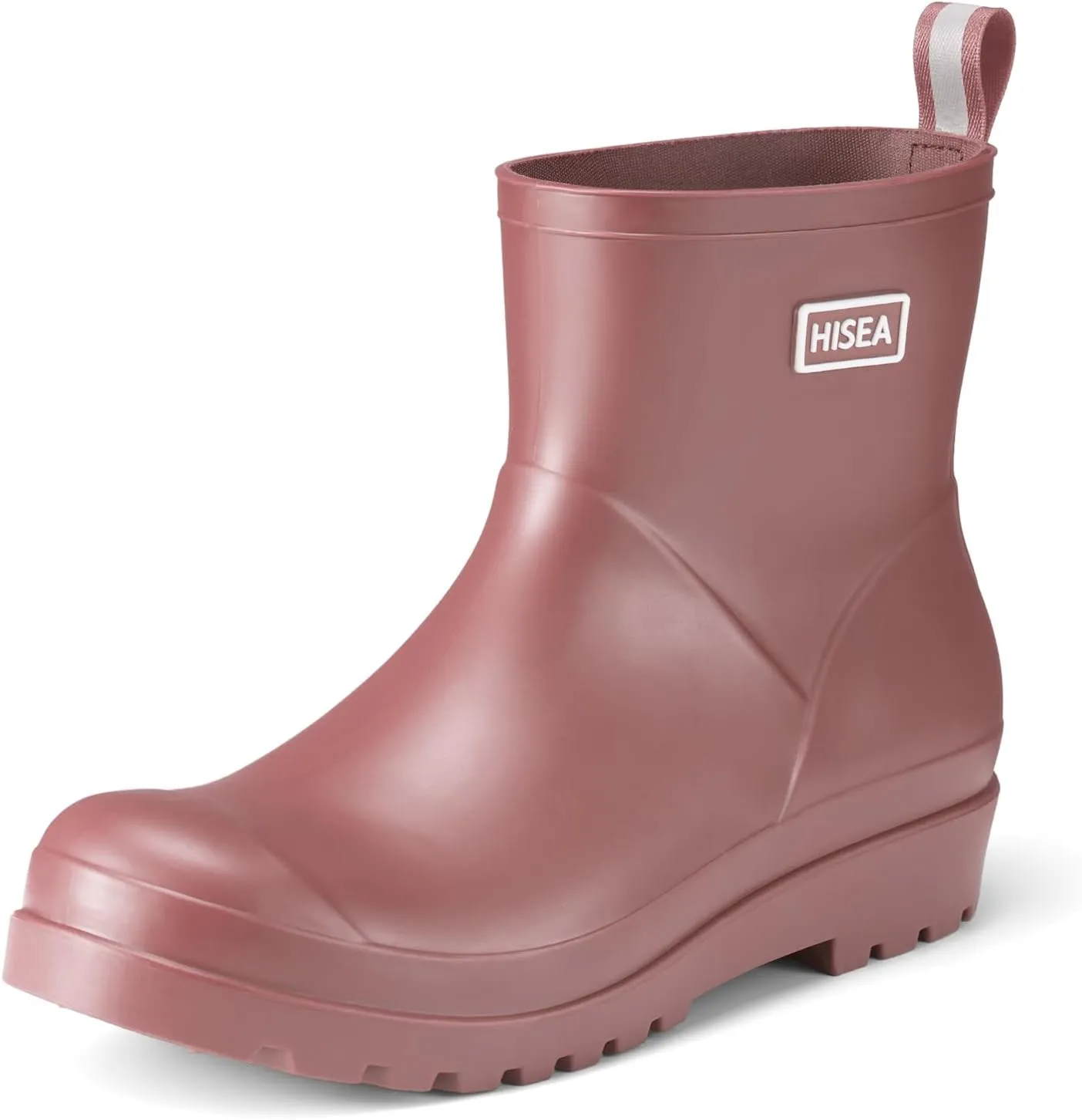 HISEA Women's Ankle Rubber Rain Boots Waterproof Short Chelsea Boots for Garden with Comfortable Insoles CHOOSE ONE SIZE UP