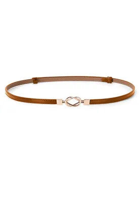 Infinity Smart Belt - Brown Leather