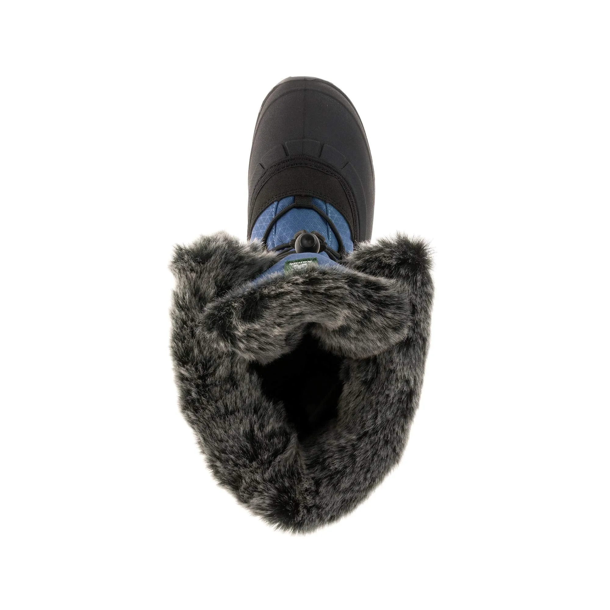 Kamik Women's Snow Boot Blue Fur Lined Warm Waterproof Snow Boots