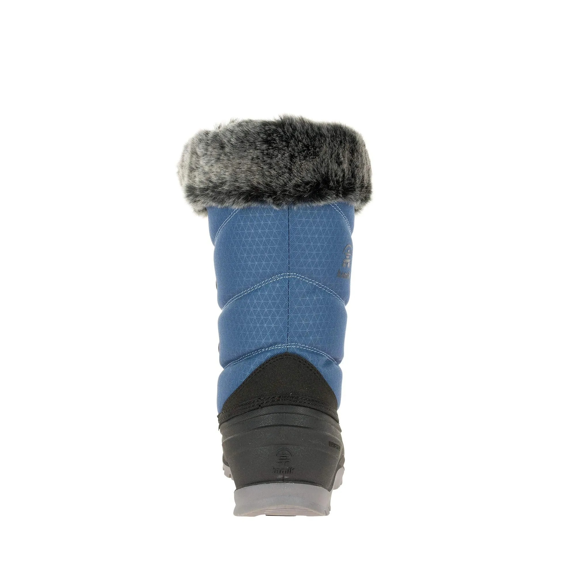 Kamik Women's Snow Boot Blue Fur Lined Warm Waterproof Snow Boots