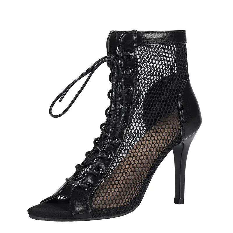 Lace-Up Ankle High Heels - Prolyf Styles