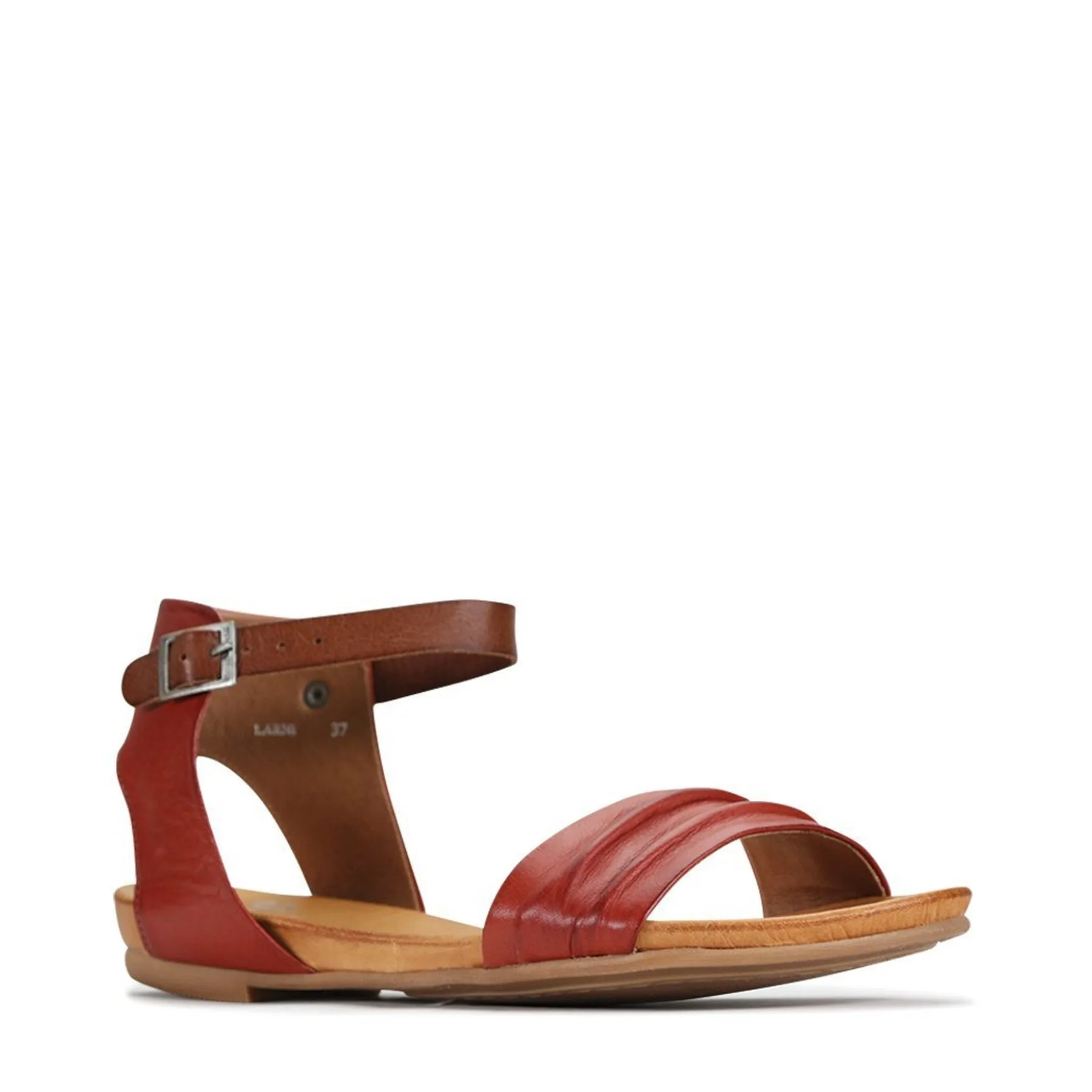 LARNI LEATHER ANKLE STRAP SANDAL