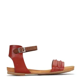 LARNI LEATHER ANKLE STRAP SANDAL
