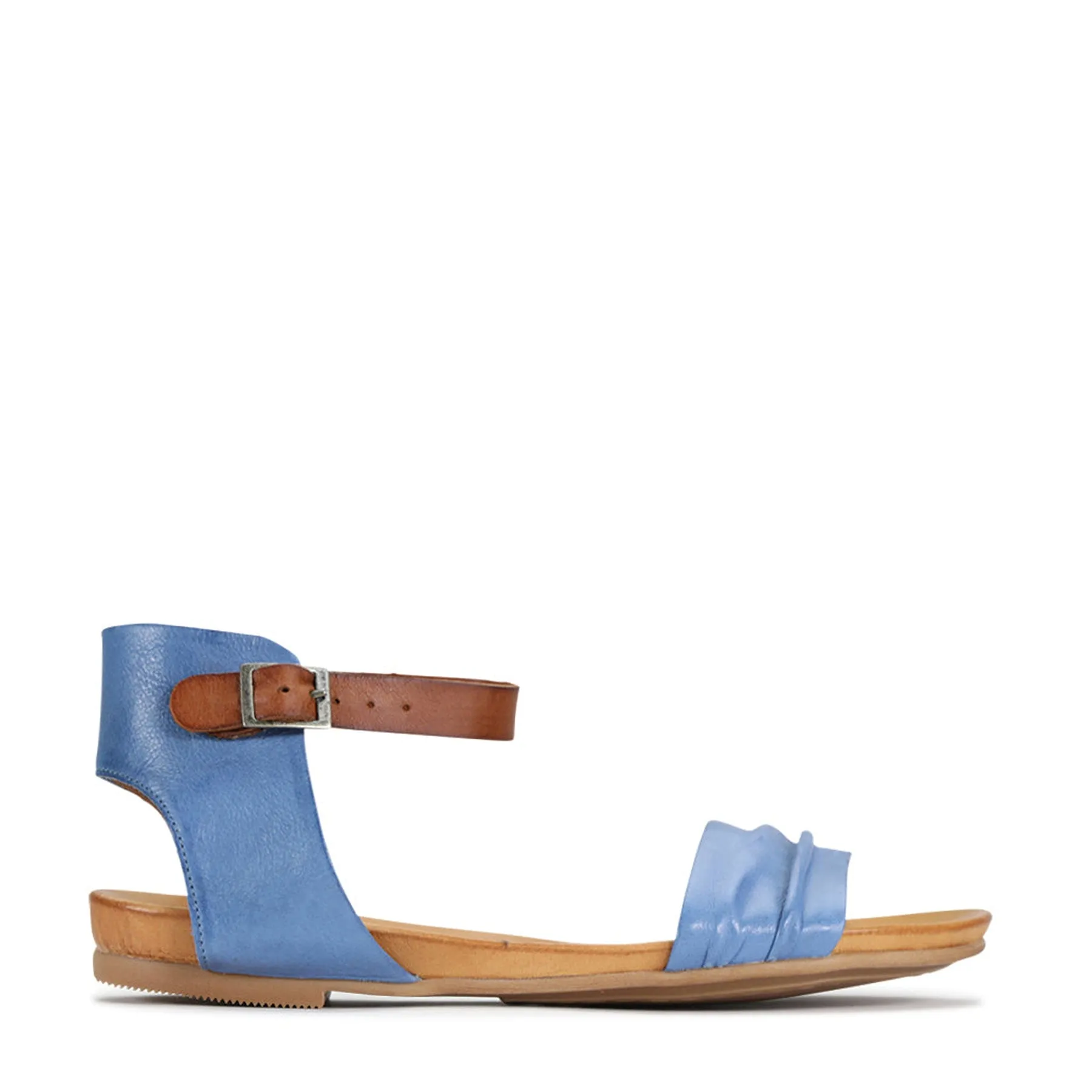 LARNI LEATHER ANKLE STRAP SANDAL