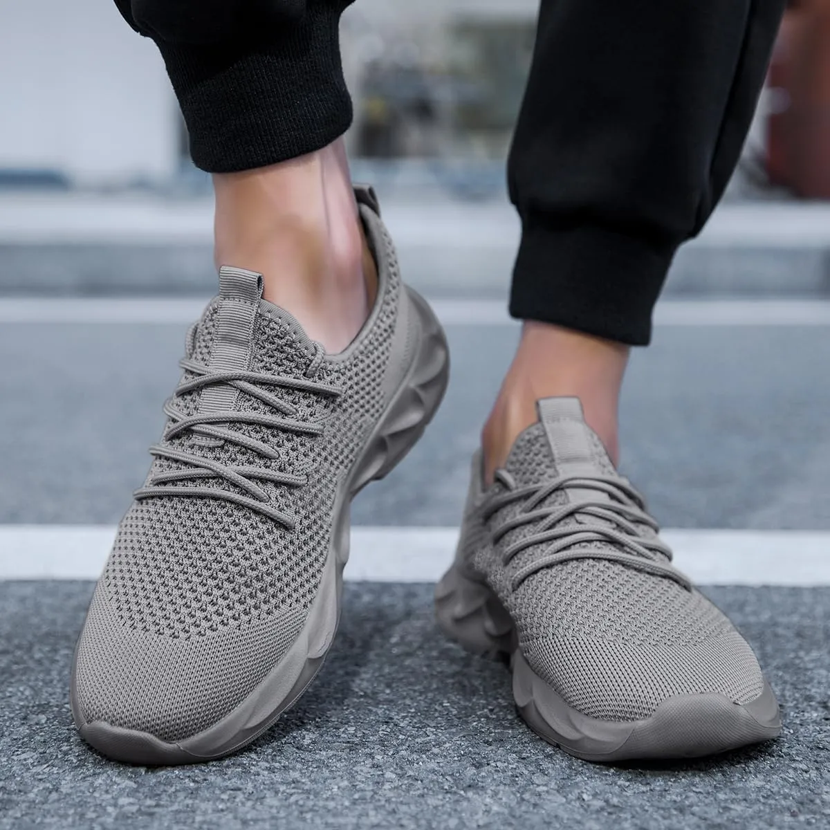 Mens Fashion Running Walking Shoes Sport Outdoor Casual Tennis Workout Gym Shoes Lightweight Comfortable Fitness Sneakers for Men Fashion Work Athletic