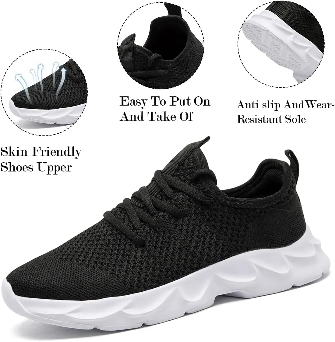 Mens Fashion Running Walking Shoes Sport Outdoor Casual Tennis Workout Gym Shoes Lightweight Comfortable Fitness Sneakers for Men Fashion Work Athletic