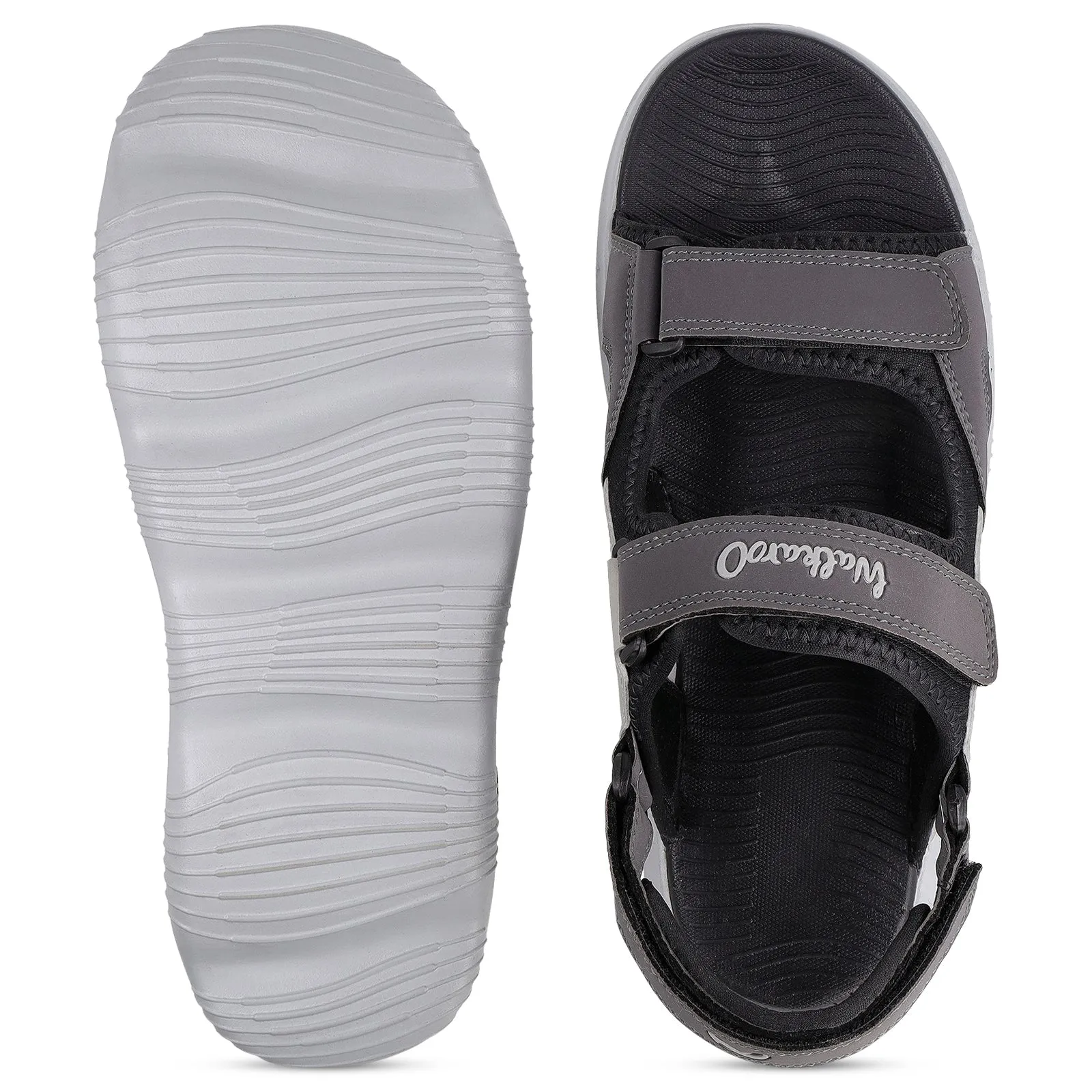 Men's Sports Sandals - WC4459 Black Grey