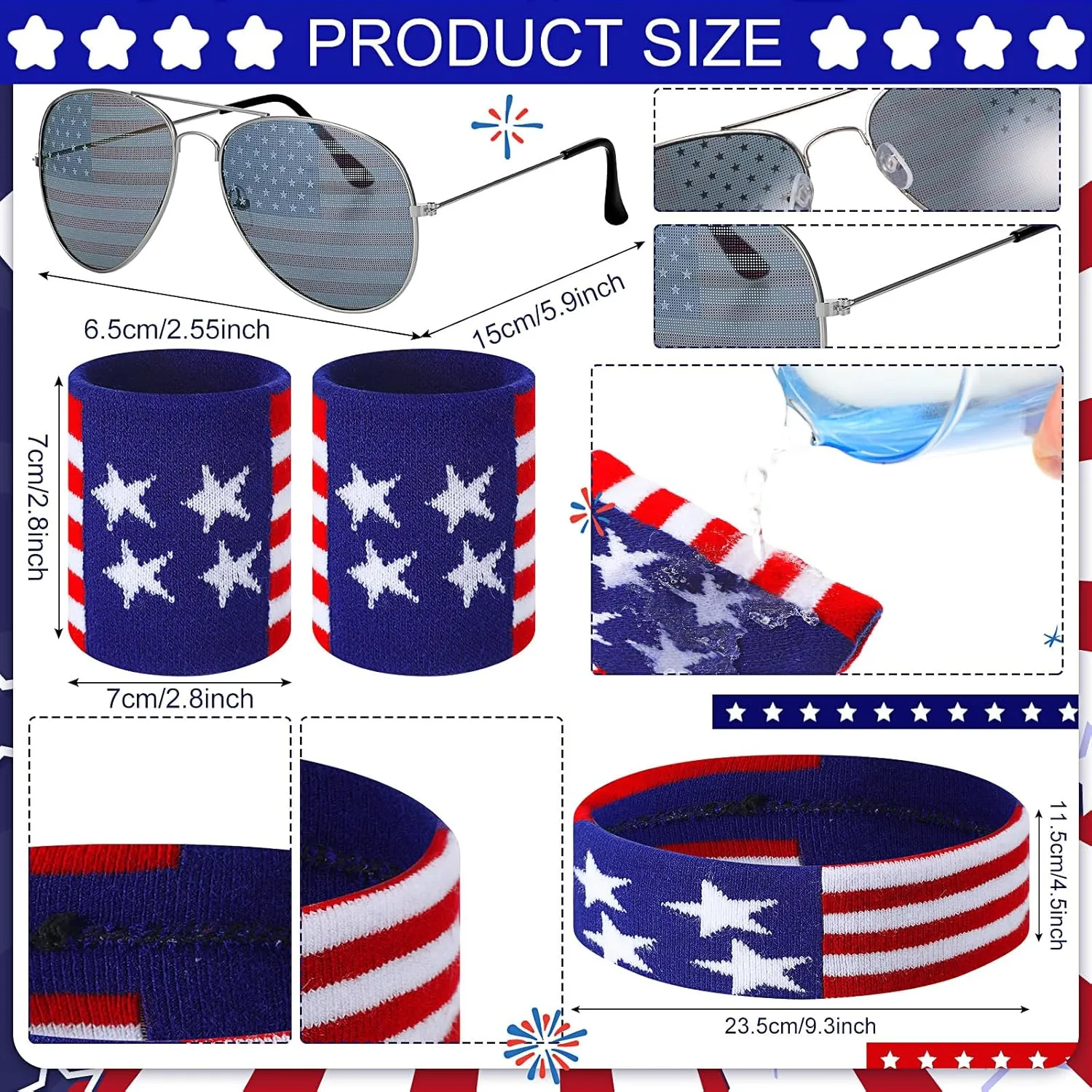 Mepase 4th of july outfits for men Patriotic Fanny Pack USA Beverage Beer Belt Suspenders for July 4th Accessories