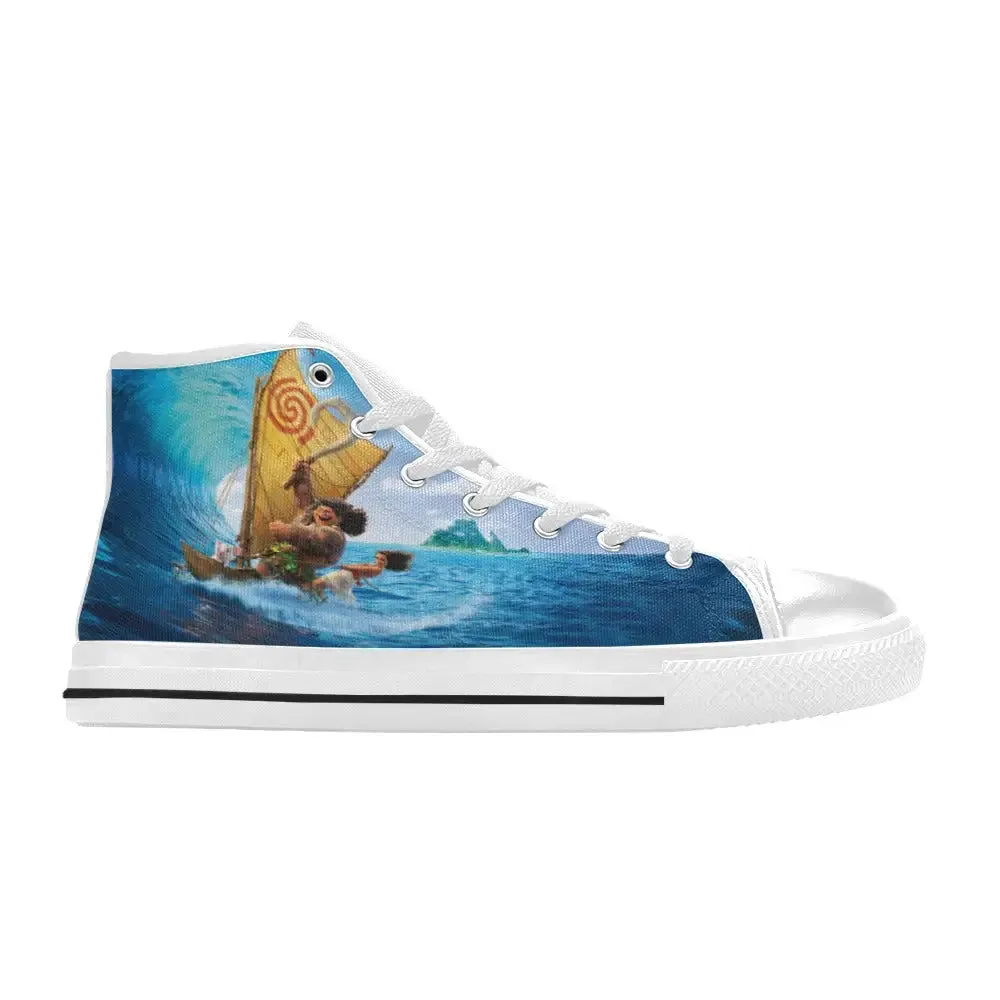 Moana Shoes High Top Sneakers for Kids and Adults