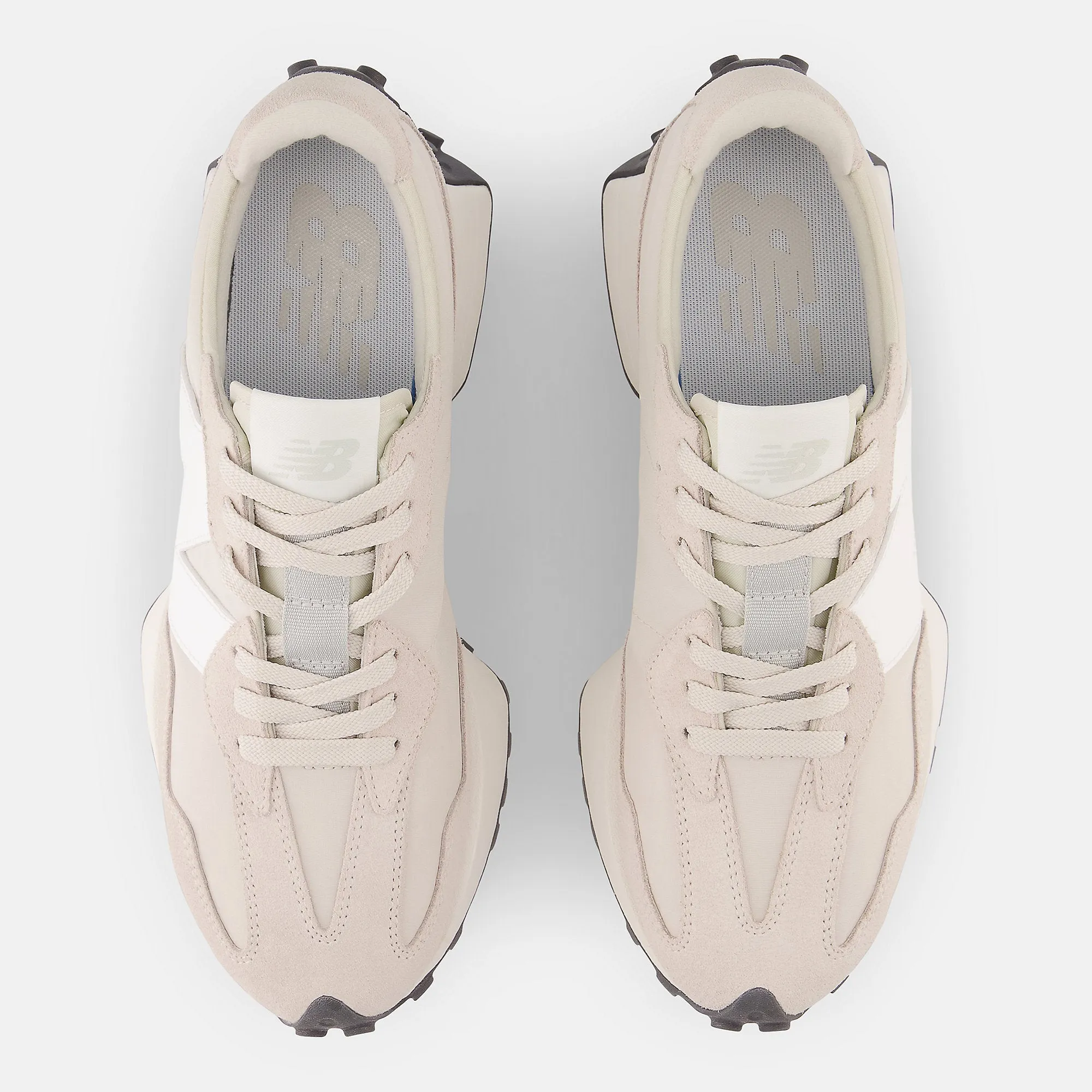 New Balance Unisex 327 Fashion Trainers - Off White / White