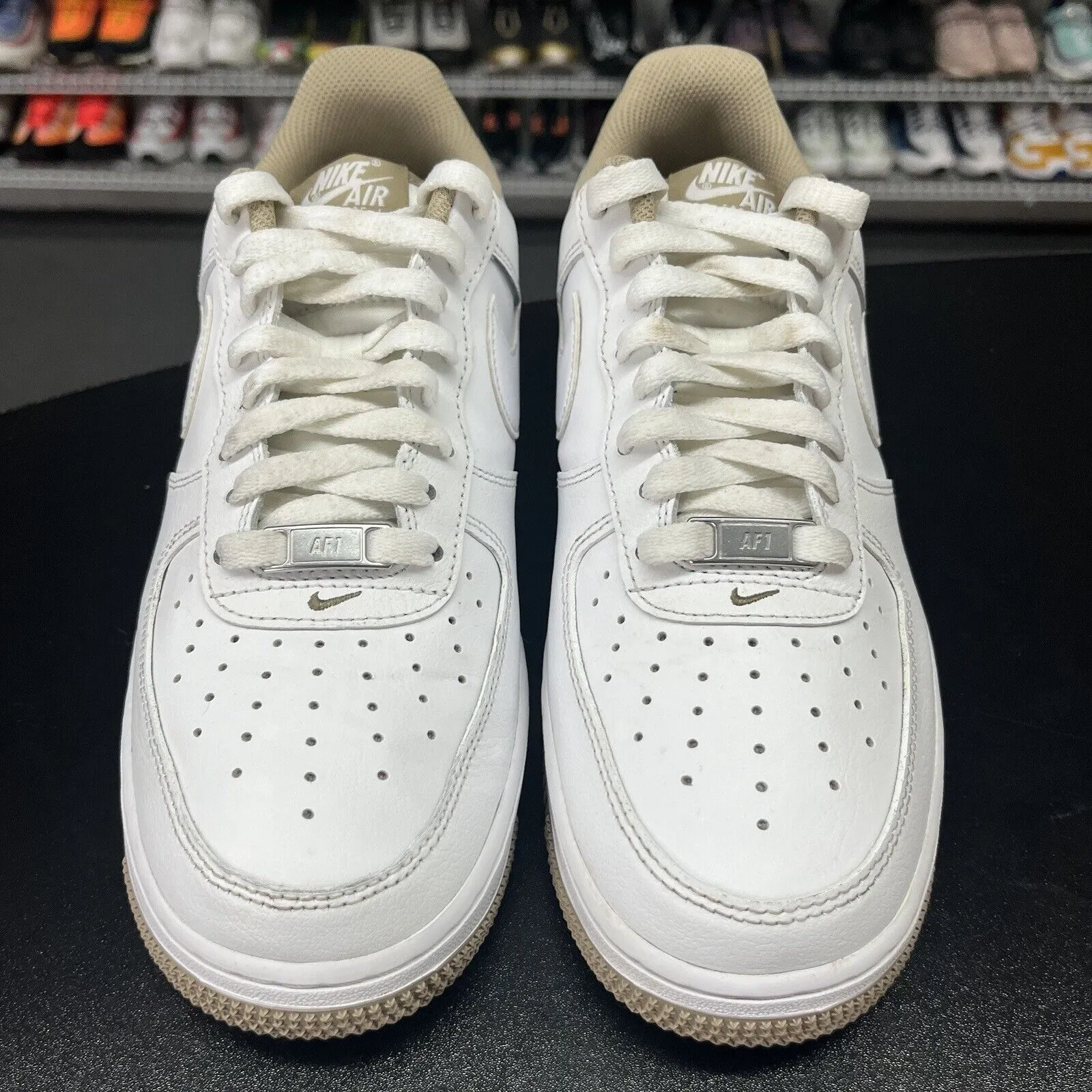 Nike Air Force 1 07 LV8 White-Khaki DR9867-100 Men Size 8