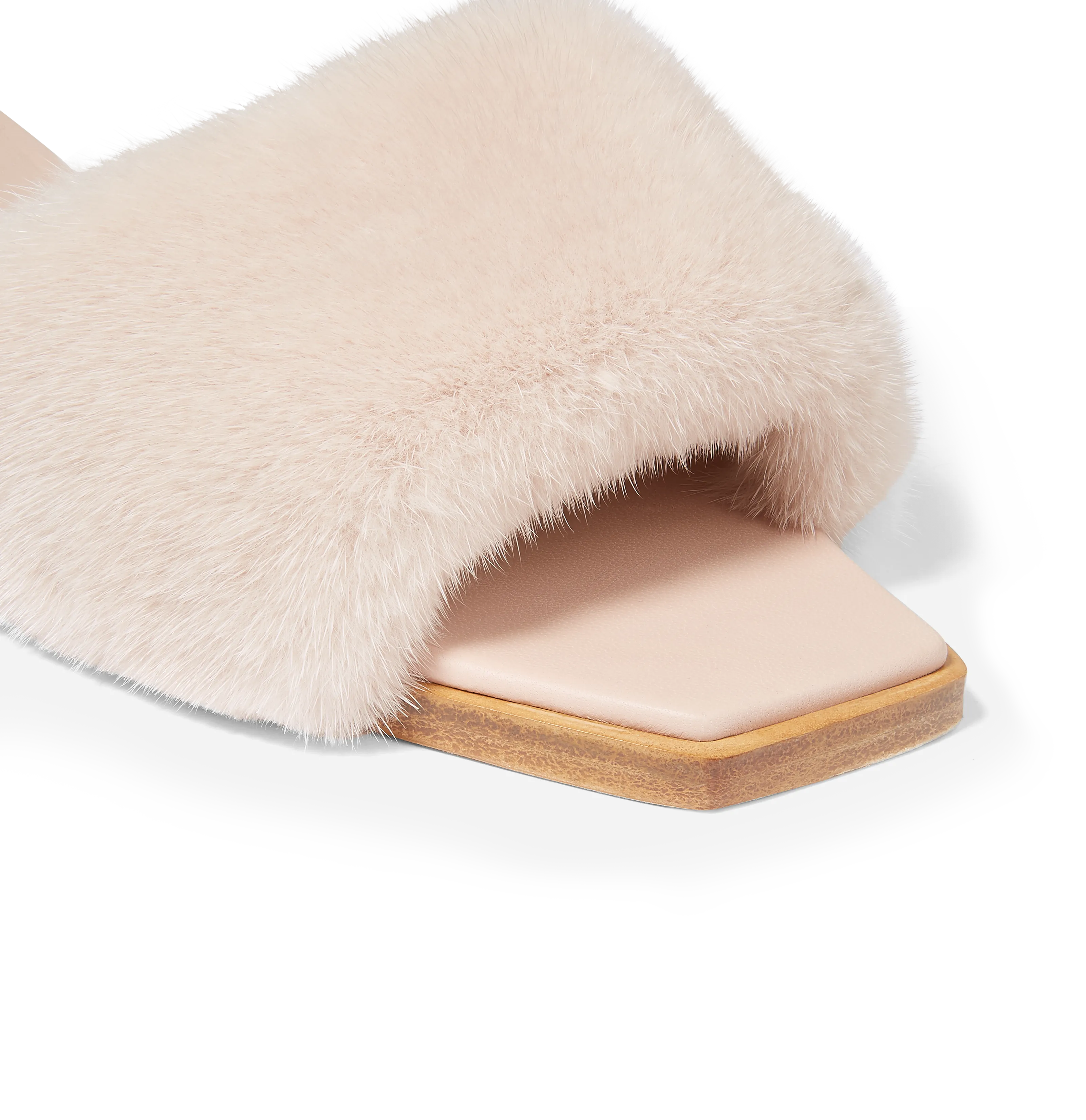 Nude Mink Slides