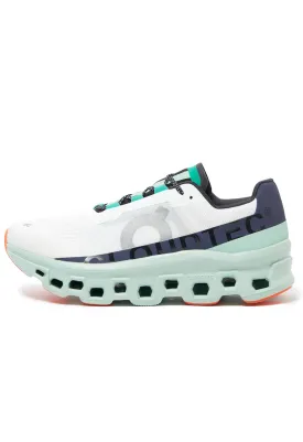 On Cloudmonster Men's Trainers - Undyed White/Creek